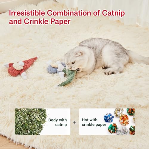 3 Pcs Catnip Crinkle Sound Cat Toys D62126
