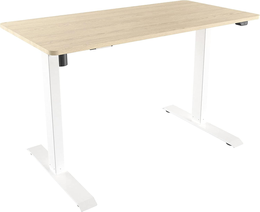 Oak Sit to Stand Desk L334