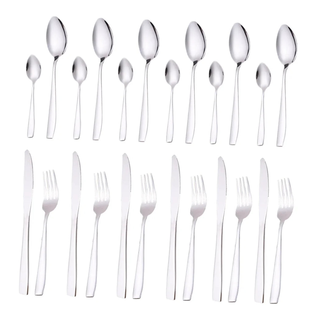 24 Pcs Stainless Steel Flatware Drying Rack J359665