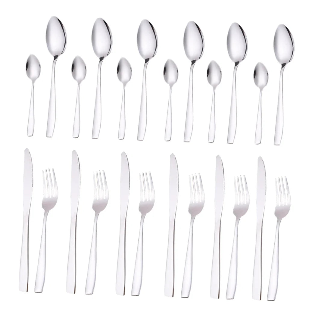 24 Pcs Stainless Steel Flatware Drying Rack J359665