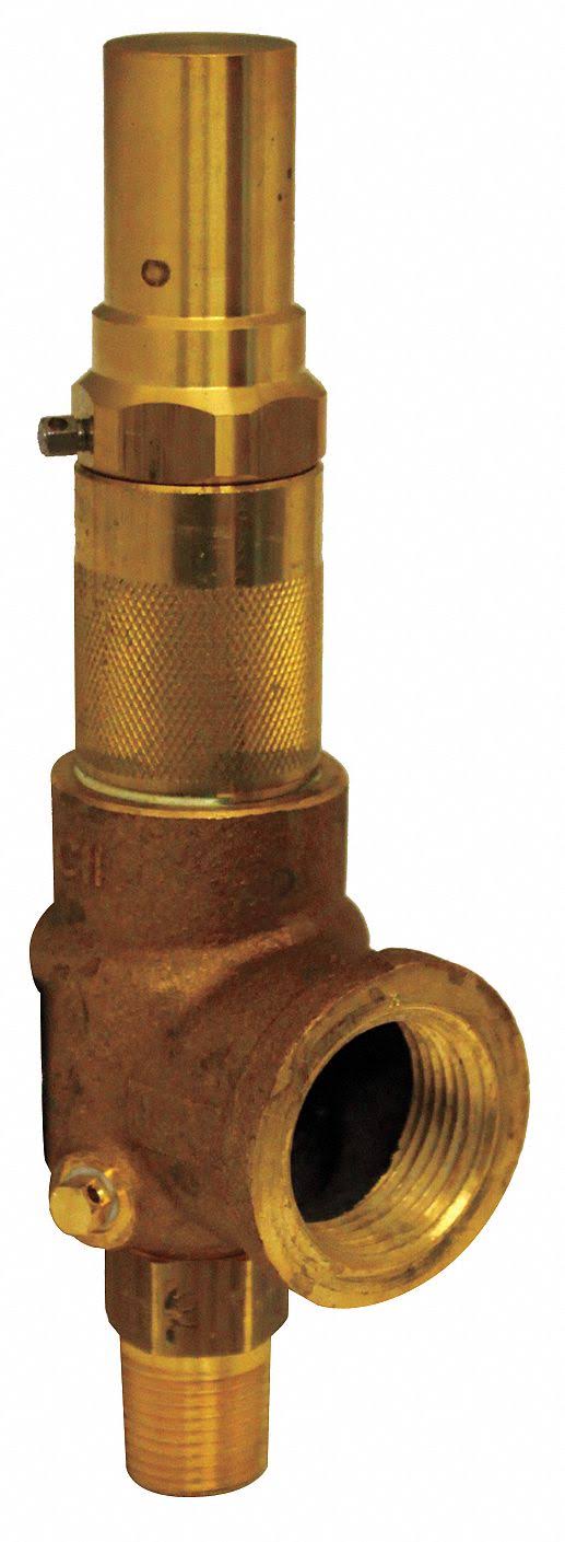 Safety Relief Valve, 1-1/2 x 2 In, 150 PSI J9790