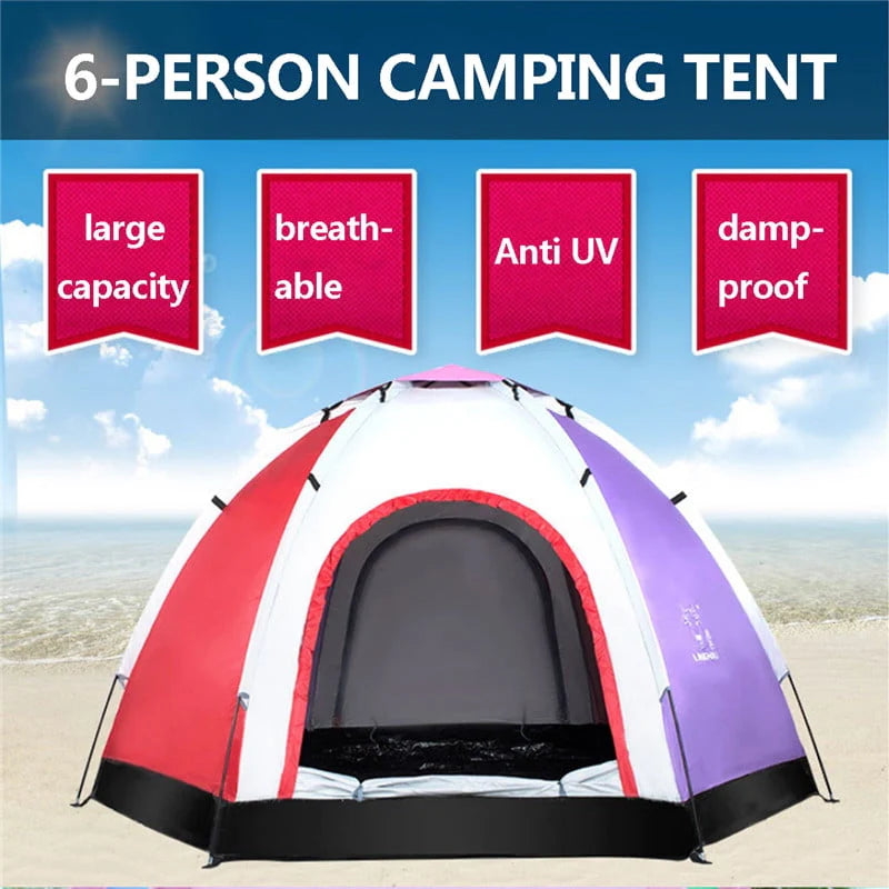 8 x 8 Foot 4 Person 4 Season Tent Q76413