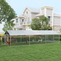 Large Outdoor Dog Kennel with Waterproof UV Resistant Roof M613