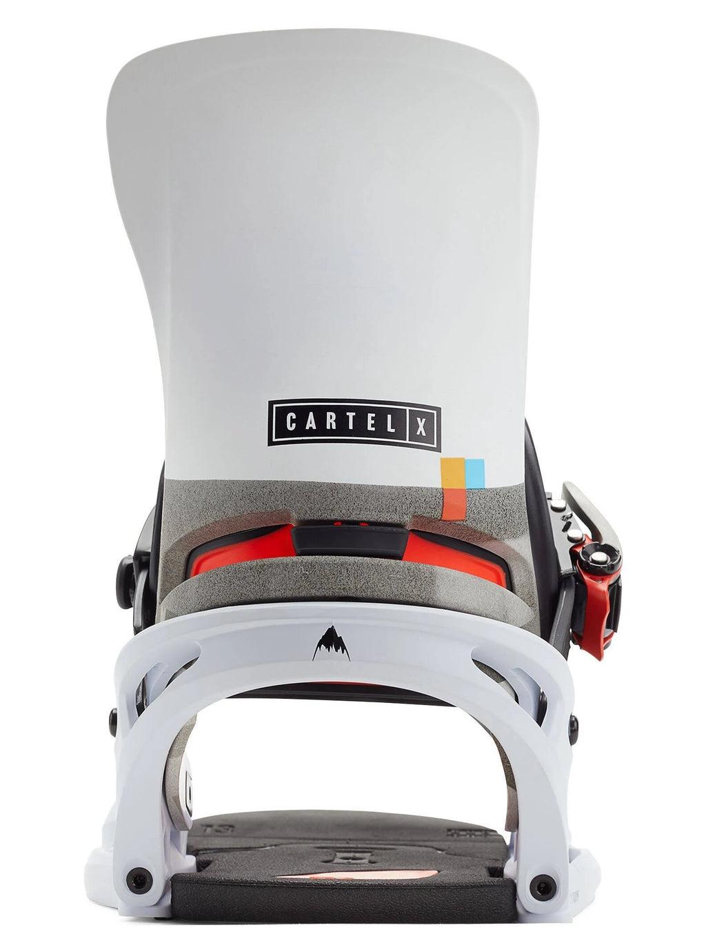 White/Black/Multi Snowboard Binding J1849