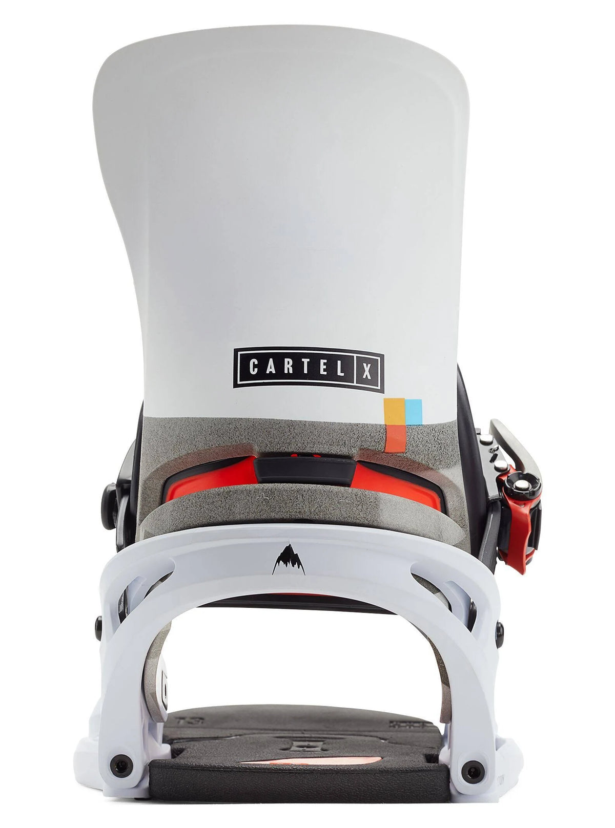 White/Black/Multi Snowboard Binding J1849