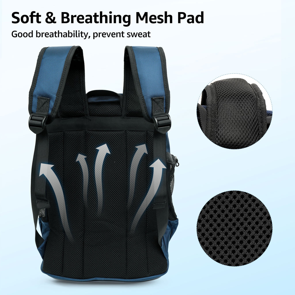 Blue Sandproof Water-Resistant Cooler Backpack Q425003