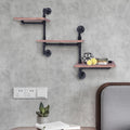 3-Tier Rustic Wooden Floating Shelf M327670