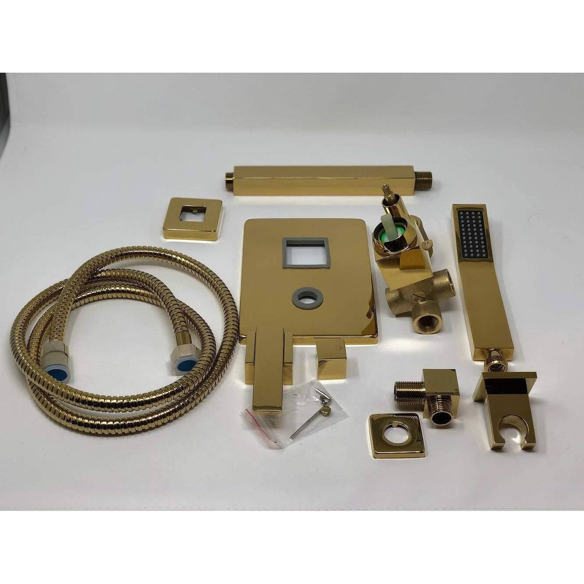 Rainfall LED Shower Set Double-Function Valve Brass Handheld Shower Oil Rubbed Bronze R496763