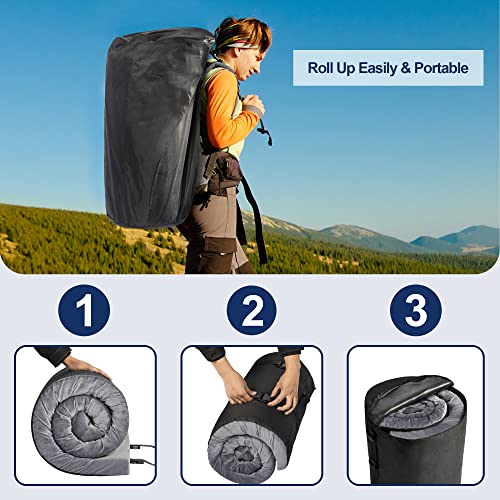 Memory Foam Camping Mattress with Storage Bag H990775