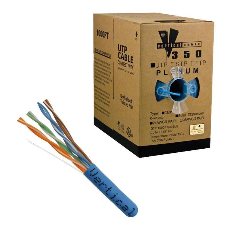 1000ft Blue Bulk Ethernet Cable C6902