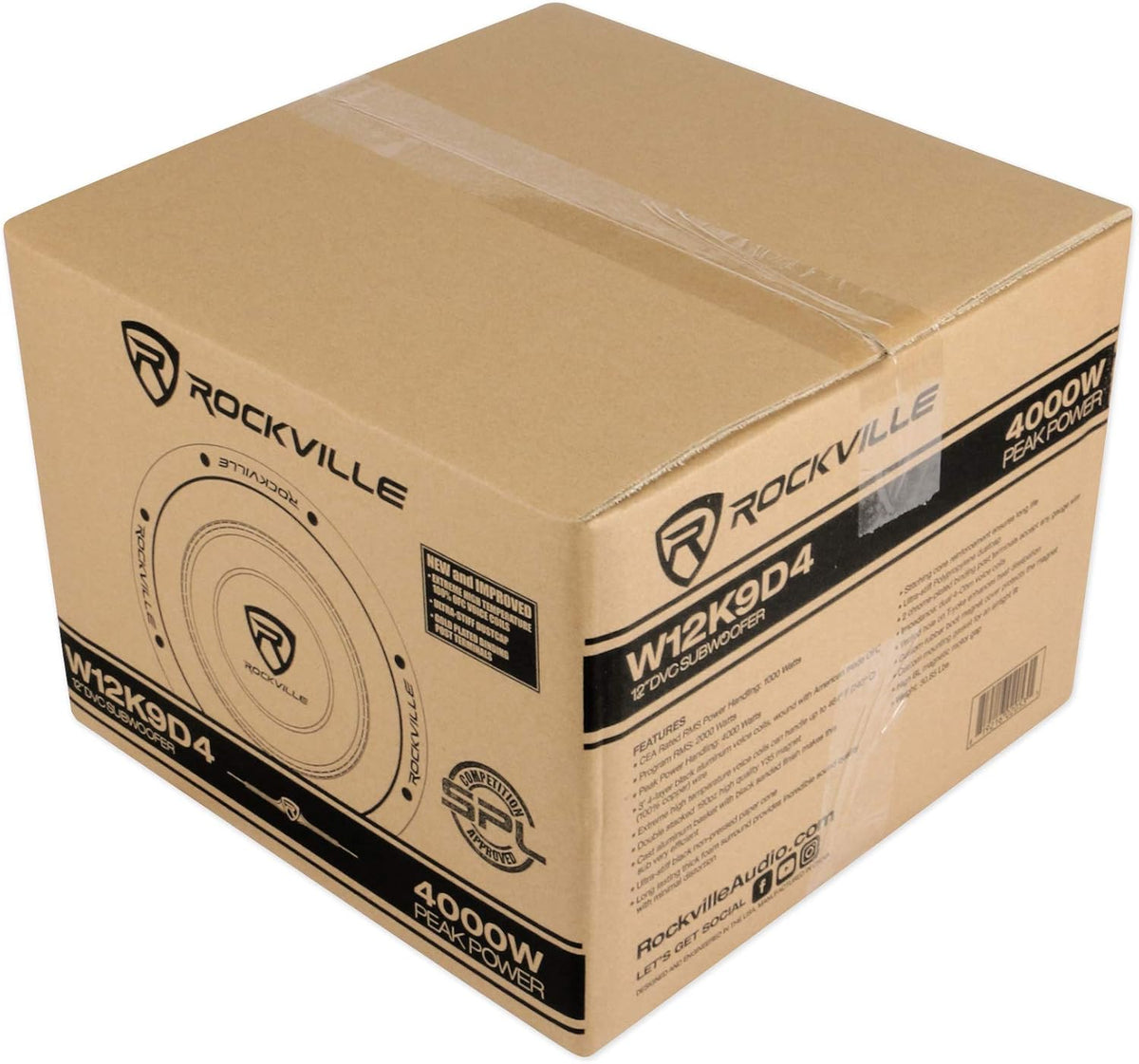 12 8000 Watt Car Subwoofers + Vented Sub Box Enclosure Q112