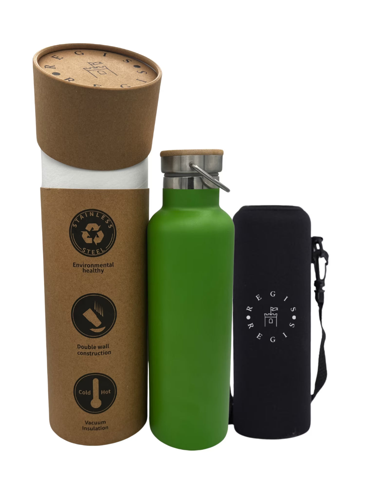 LIME Stainless Steel Sports Water Bottles 25oz H920