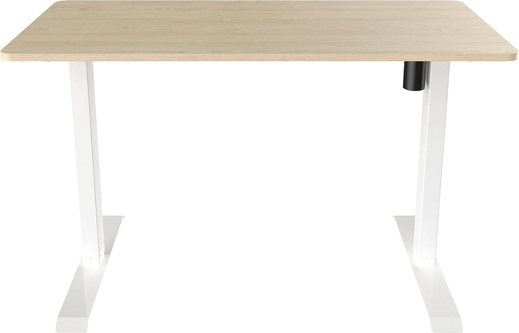 Oak Sit to Stand Desk L334
