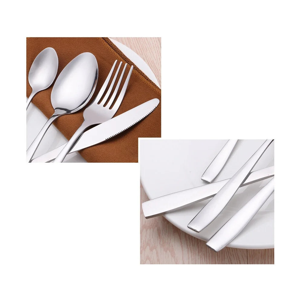 24 Pcs Stainless Steel Flatware Drying Rack J359665