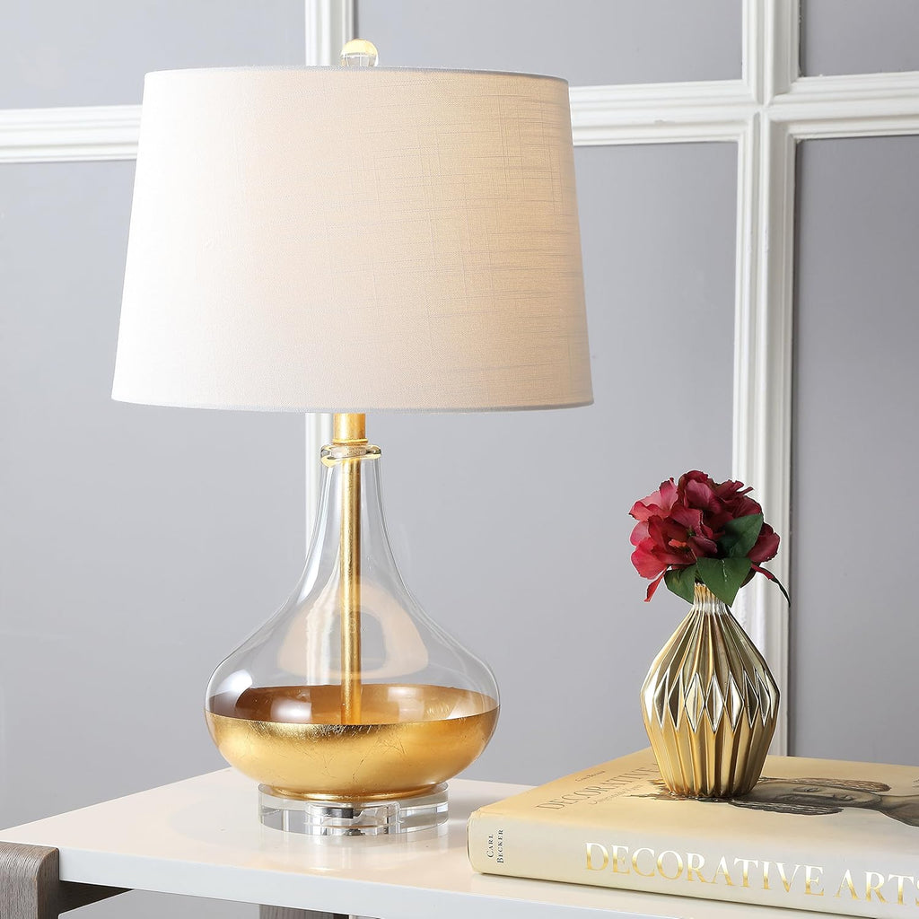 Gold Leaf Glass LED Table Lamp C916498