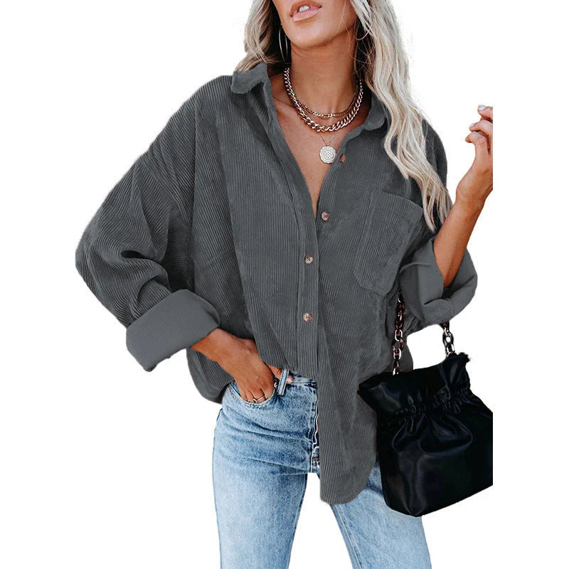 Corduroy Shirt Q847