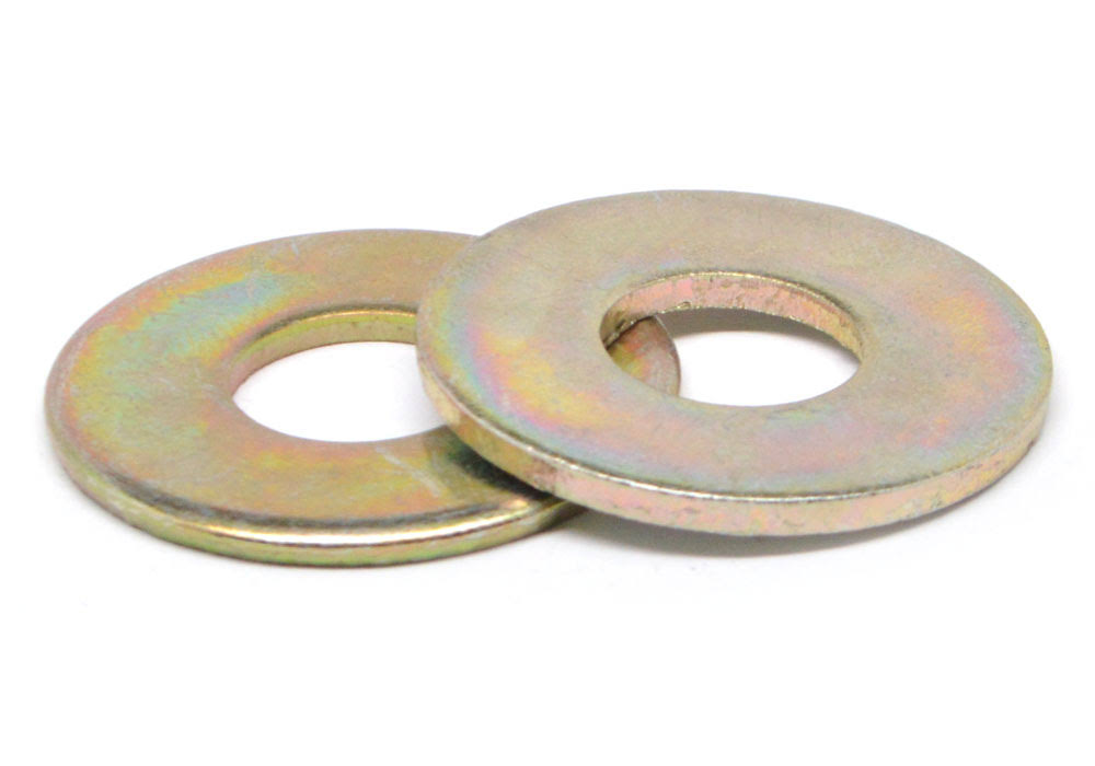 1x22 Grade 8 Flat Washer Yellow Zinc Plated I19848