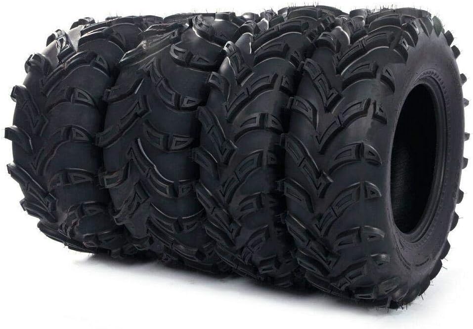 26x9.00-12 Front & 26x11.00-12 Rear 6PLY All Terrain Tubeless Tires Set of 4 G7662