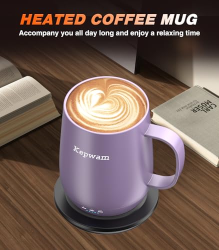16oz Self Heating Coffee Mug with Temperature Control N95720