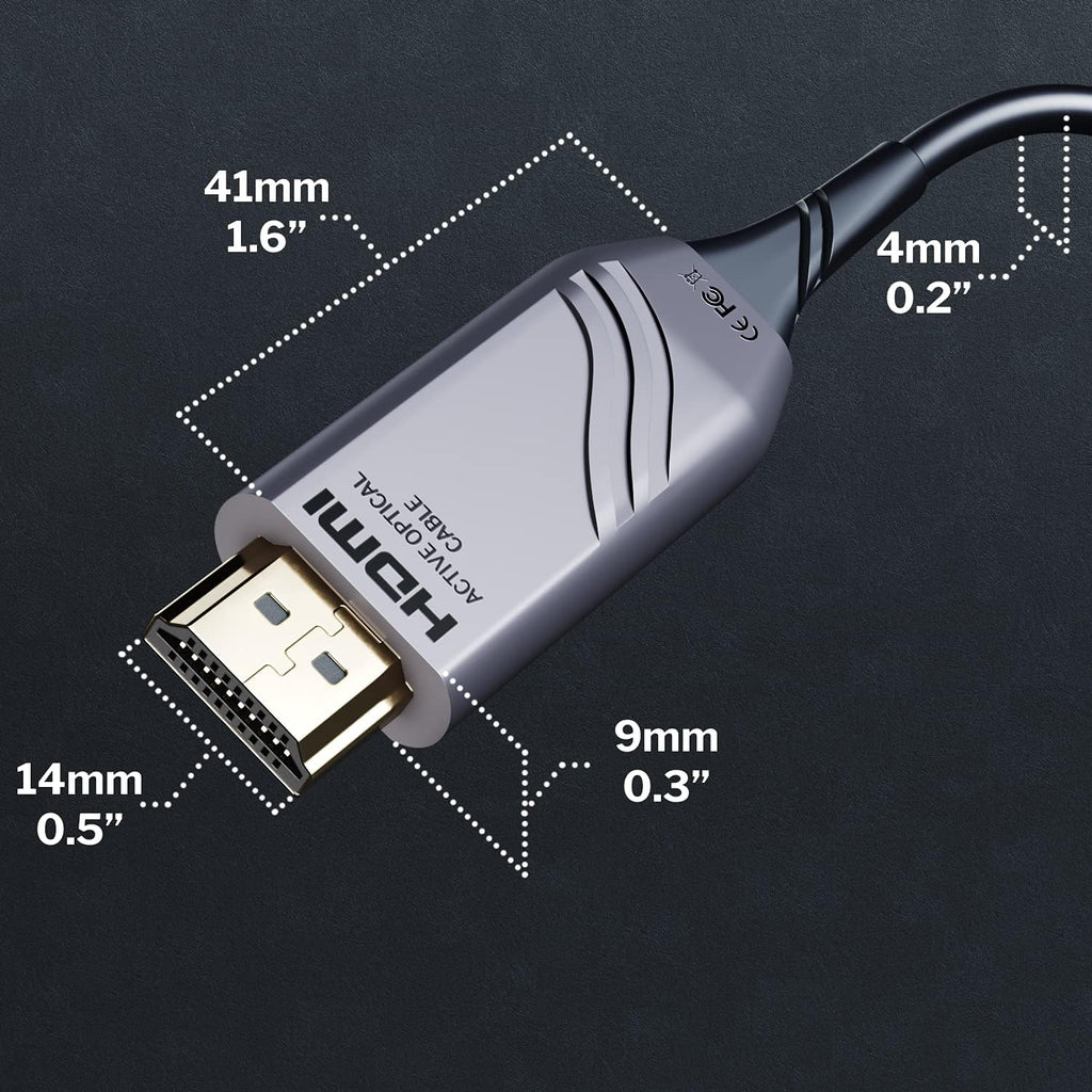 25ft 8K HDMI 2.1 Optical Ultra High Speed HDMI Cable Z656937