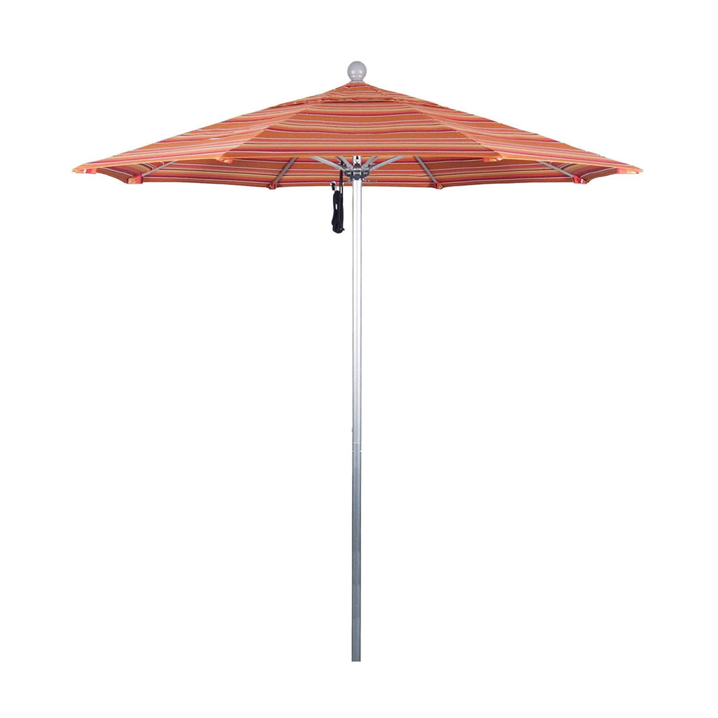 9 Ft Fiberglass Market Umbrella Pulley Open Bronze J347247