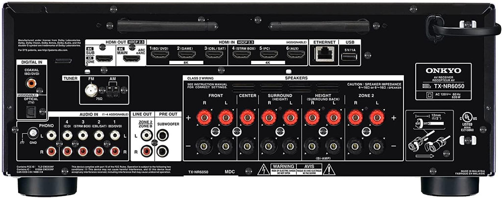 7.2 Channel Network AV Receiver with 8K/60 E544923