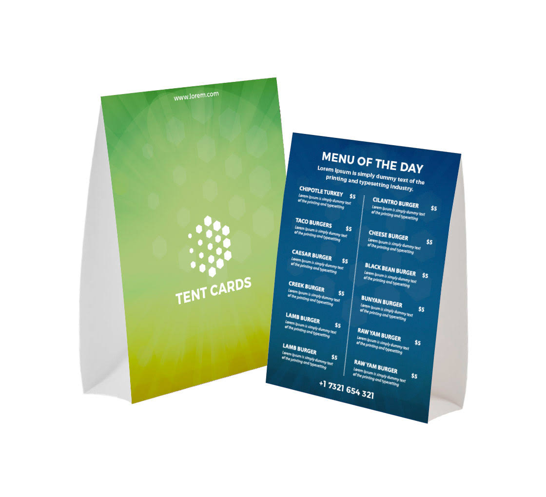 Tent Cards Y659