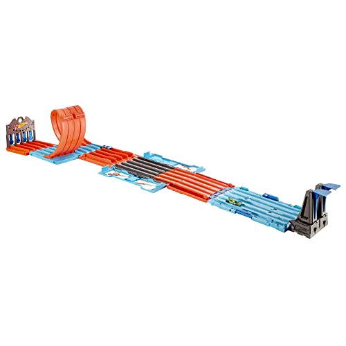 Toy Car Track Set with 2 Cars in 1:64 Scale O968