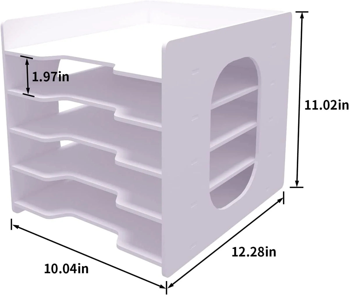 5-Tier Paper Organizer Letter Tray F691