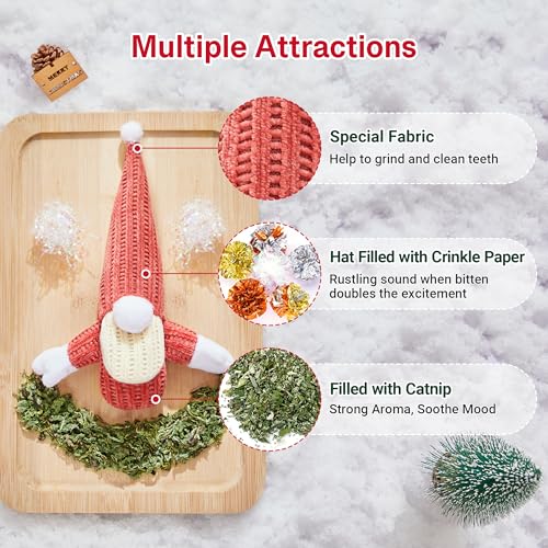 3 Pcs Catnip Crinkle Sound Cat Toys D62126