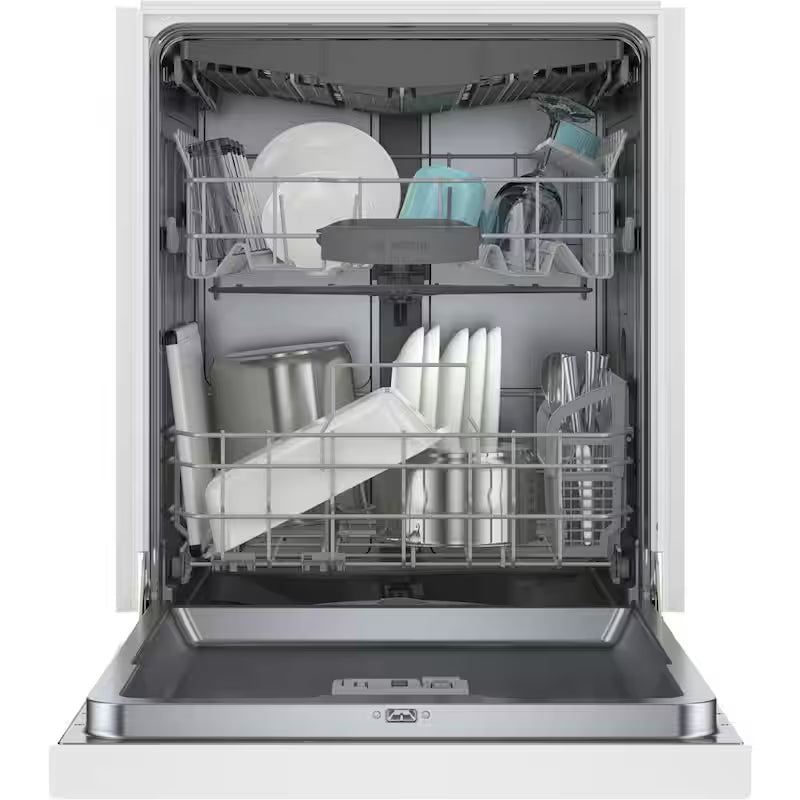 White 24 in. Dishwasher with Stainless Steel Tub and 3rd Rack X86440