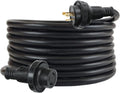 25ft 30Amp 125V LED Electric Extension RV Power Cord, NEMA L5-30P to L5-30R C264663