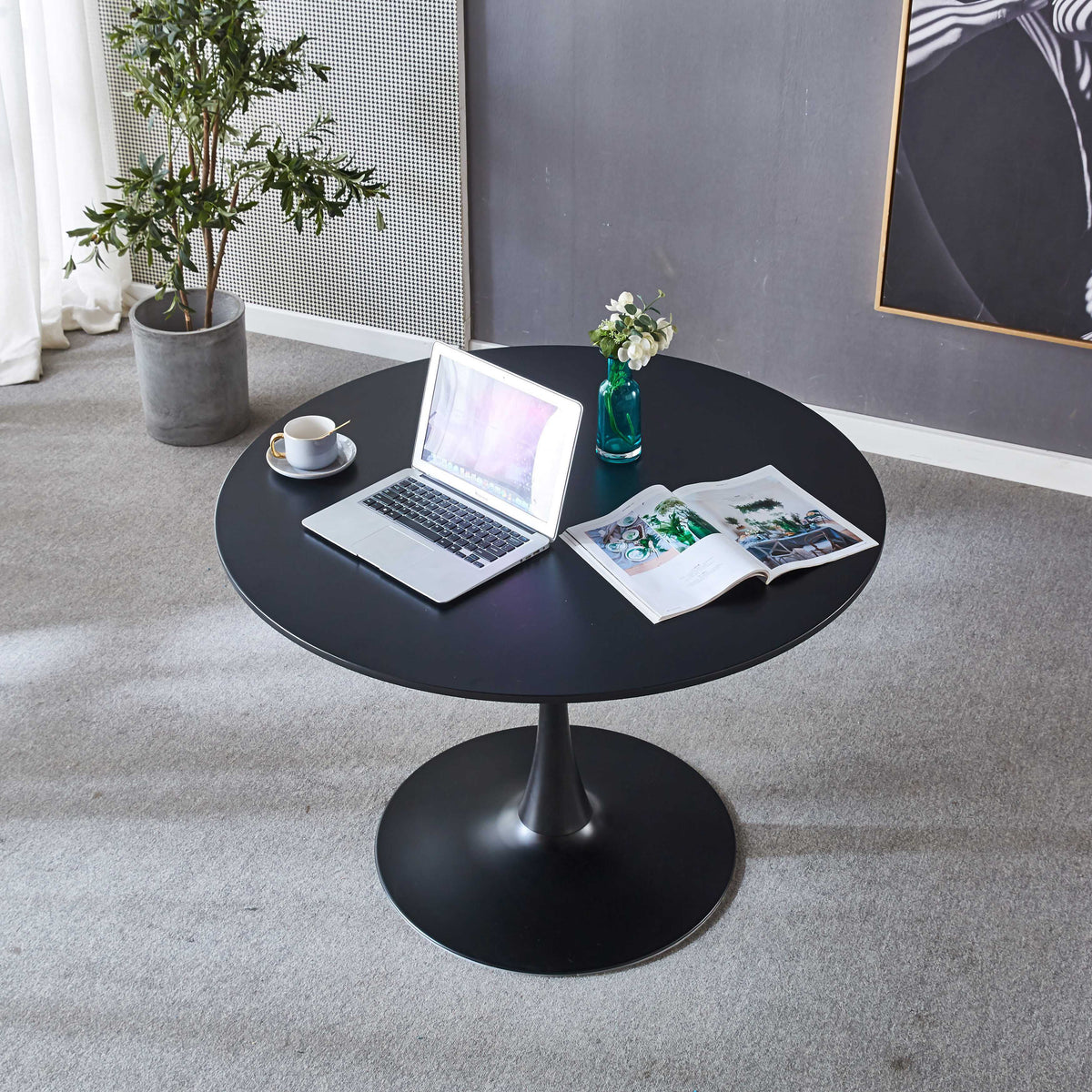 Black Tulip Dining Table A2594