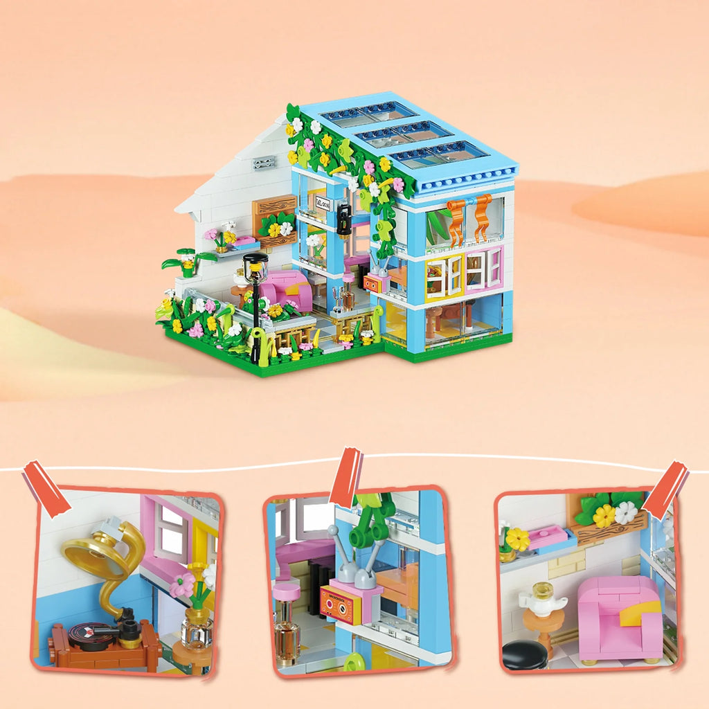 Wooden DIY Miniature Dollhouse Kit B6998