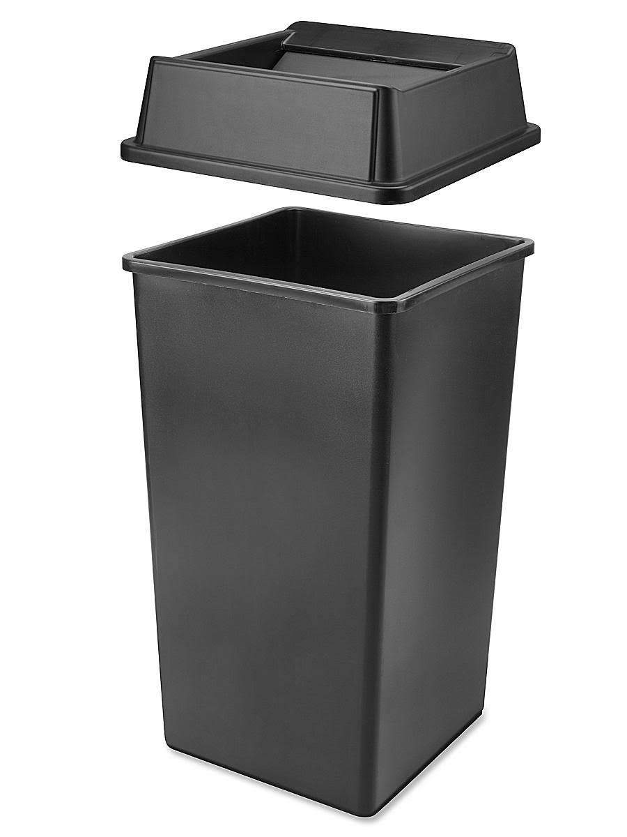 50 Gallon Black Hands-Free Trash Can L283307