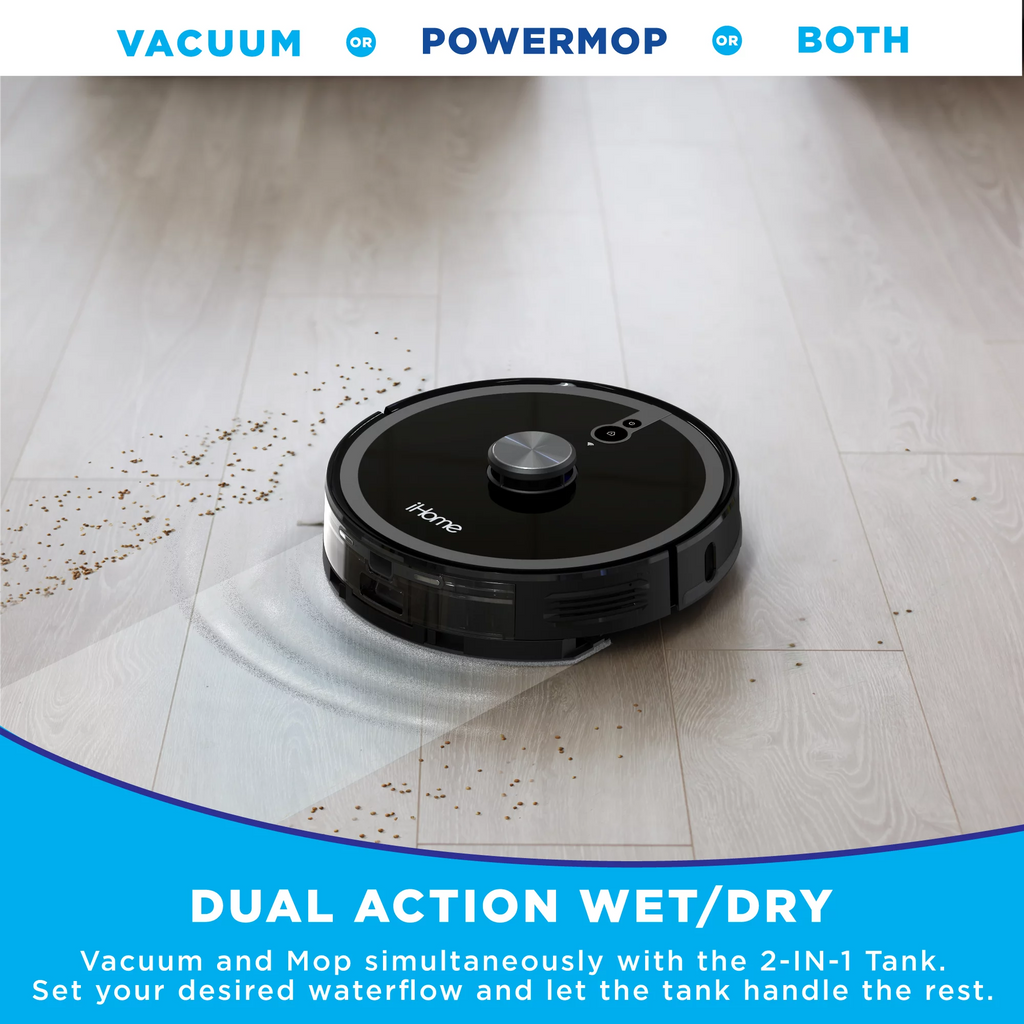 3-in-1 Robot Vacuum with Vibrating Mop Q203