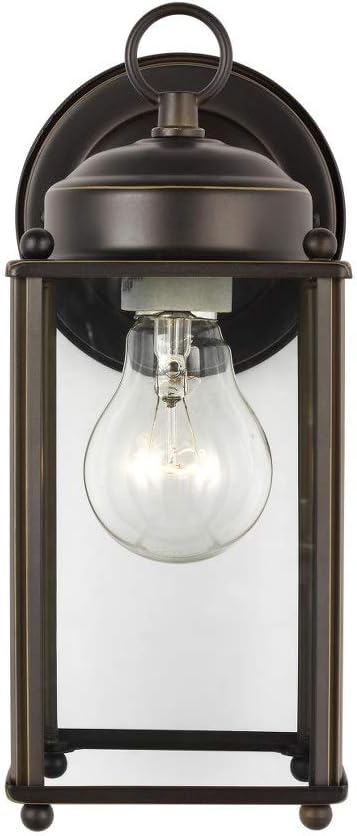 Satin Etched Glass LED Outdoor Wall Sconce Lighting Fixture, 1-Light 9.3 Watt, White Y95826