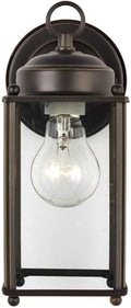 Satin Etched Glass LED Outdoor Wall Sconce Lighting Fixture, 1-Light 9.3 Watt, White Y95826
