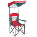 Red Steel Camping Canopy Chair B460