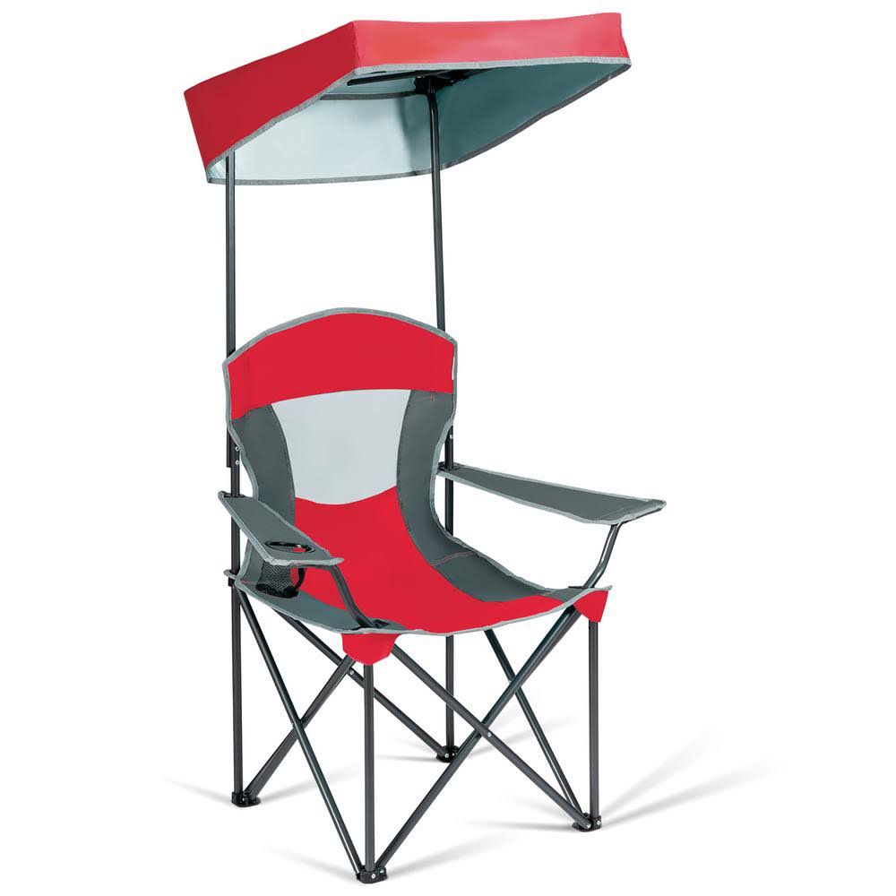 Red Steel Camping Canopy Chair B460