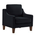 Black Velvet Armchair L83224