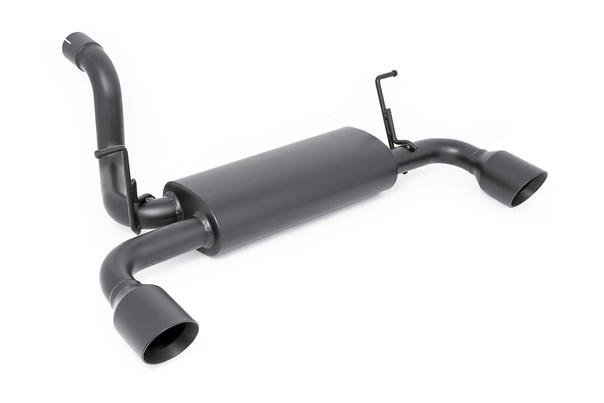 Black Dual Outlet Performance Exhaust U13688