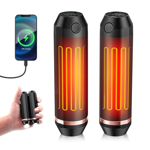 3-in-1 Rechargeable Hand Warmers 10000mAh Portable Pocket Heater D64895
