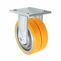 Dual Wheel Rigid Fixed Caster D355702