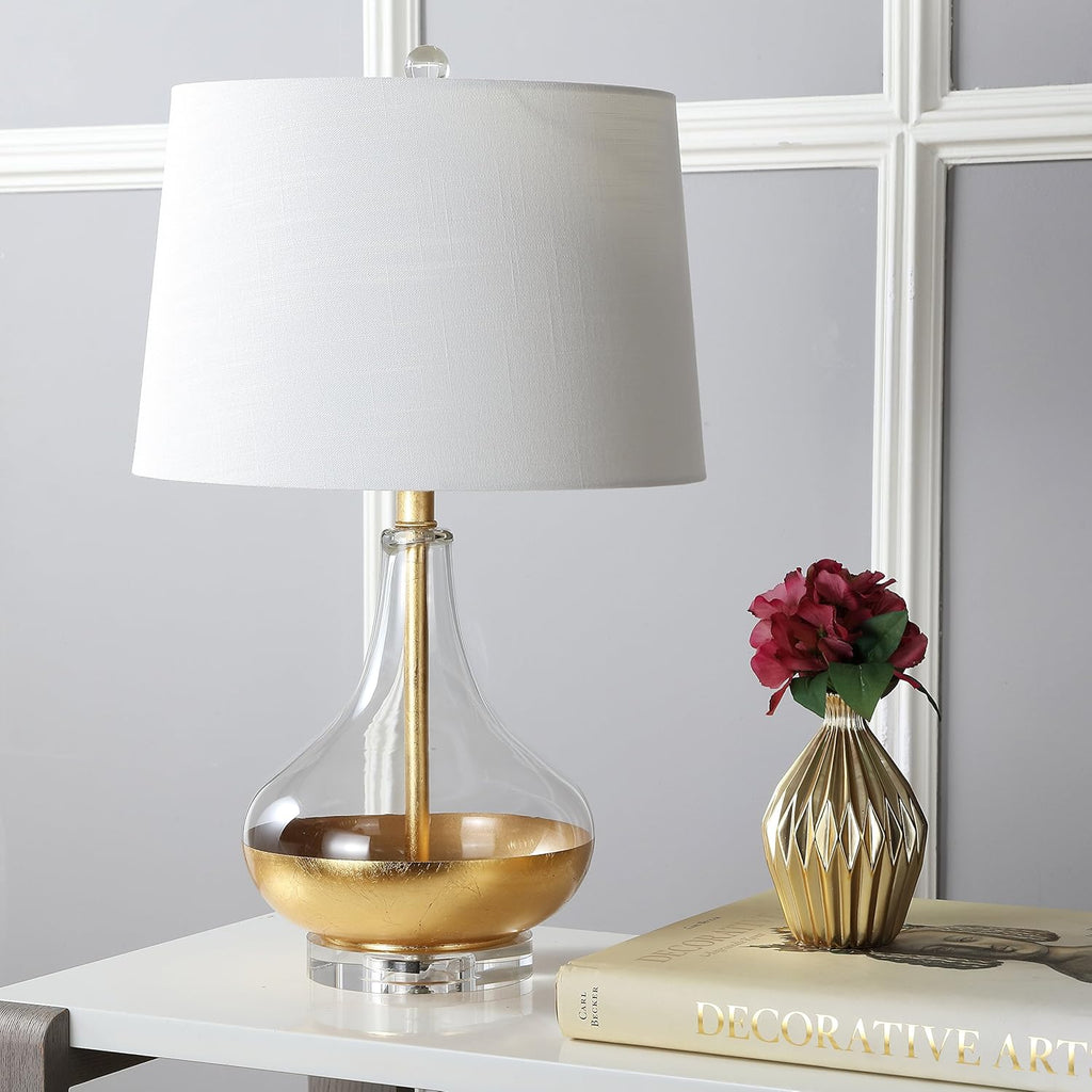 Gold Leaf Glass LED Table Lamp C916498