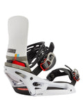 White/Black/Multi Snowboard Binding J1849