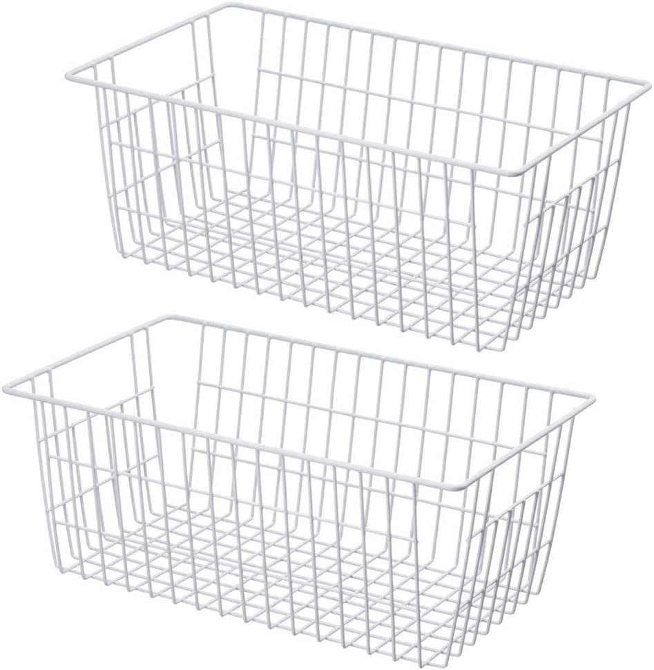 17.5" 2Packs Wire Metal Freezer Organizer Bins V44163