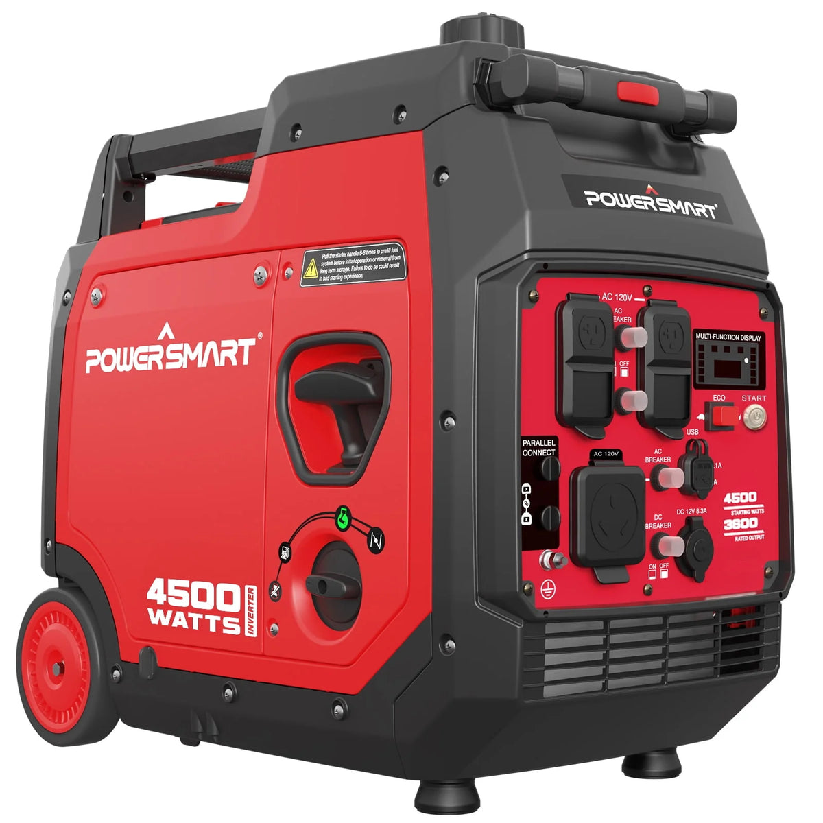 4500W Portable Inverter Gas Generator with Electric Start E358