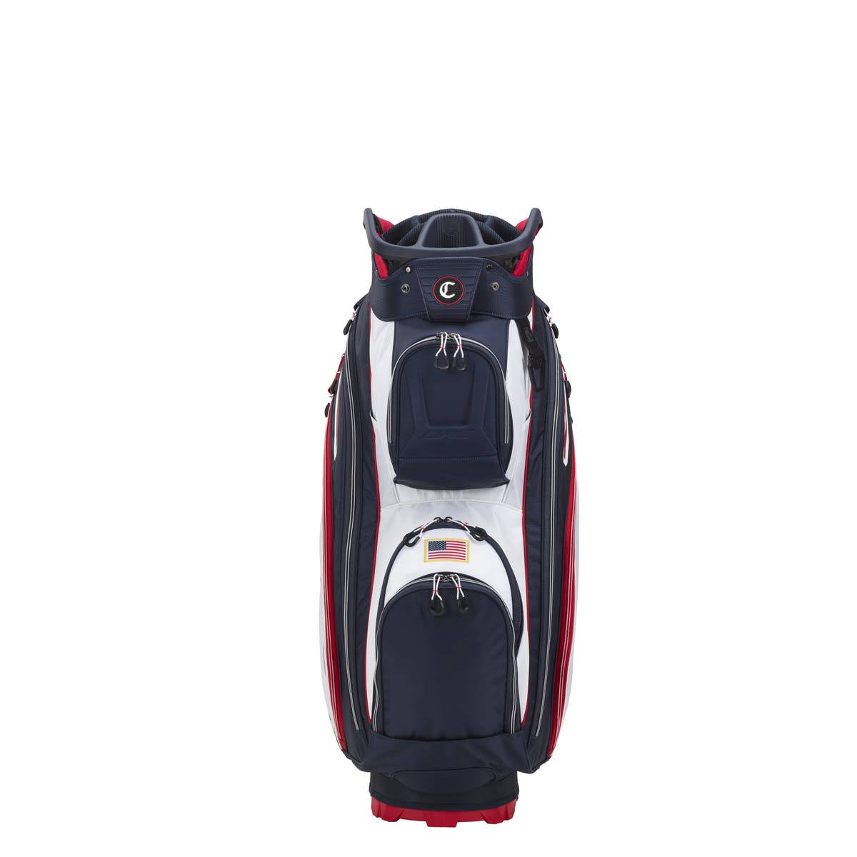 Golf Cart Bag White Navy Flag X693870