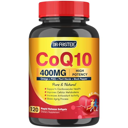 CoQ10 400mg SoftGels Supplement, 120 Servings O7933